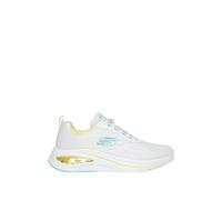 Skechers Skech-Air Meta Aired out, Scarpe Sportive Donna, White Mesh Multi Trim, 36 EU