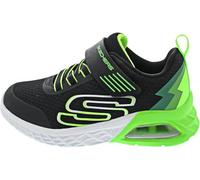 Skechers Skechers Boys - Sneaker, Black Textile/Synthetic/Lime Trim,