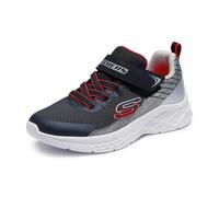 Skechers Sneaker Boys Nero tessuto/sintetico dettagli argento e rosso 35 EU