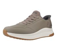 Skechers Hands-Free Slip-ins Bobs Squad 4 Direct Step, Scarpe da Ginnastica Uomo, Tortora, 42 EU