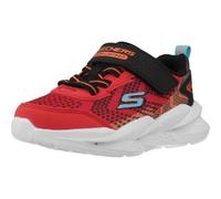 Scarpe da Bambino - SKECHERS Art. 401490NRDBK RED BLACK Sneakers LUCI