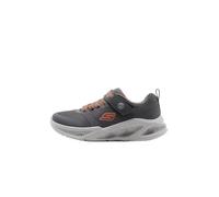 Skechers Skechers Meteor-lights, Scarpe sportive Bambini e ragazzi, Charcoal Textile Synthetic Orange Trim, 27 EU