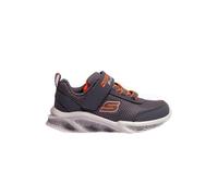 Skechers Skechers Meteor-lights, Scarpe sportive Bambini e ragazzi, Charcoal Textile Synthetic Orange Trim, 23 EU