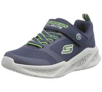 Skechers Skechers Meteor-lights, Scarpe sportive Bambini e ragazzi, Navy Textile Synthetic Lime Trim, 32 EU