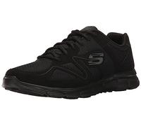 Skechers Scarpe da Ginnastica Basse Uomo Satisfaction 58350-bbk Nero 40 EU