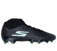 Skechers SKX_ 1.5 High Elite FG Shoes in Nero/Argento, Taglia 44, Hyper Burst