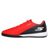 Skechers SKX_2 Academy IC - Scarpe da Calcio da Uomo, Leggere, con Tacchetti, Colore Rosso Sintetico/Bordo Nero, Taglia 40
