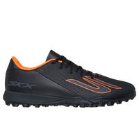 Skechers SKX_2 Academy TF Shoes in Nero/Arancione, Taglia 39