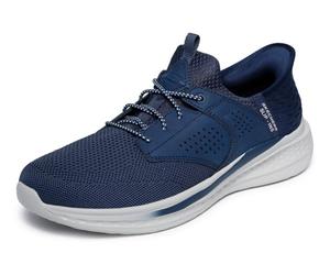 Skechers Slade Caster Memory Foam GogaMat SlipIn Trainers da Uomo 2026