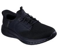 Skechers Slade Caster, Scarpe da Ginnastica Uomo, Black Knitted Mesh/Synthetic, 46 EU