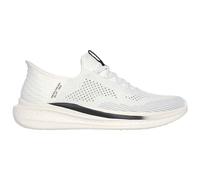 Skechers Slade Quinto-Senza Mani libere, Mocassino Uomo, Bianco, 43 EU