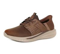 Skechers Slade Zaccaria, Scarpe da Ginnastica Uomo, Marrone, 42.5 EU