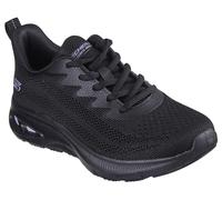 Skechers Sleek Waves, Bobs Unity Onde Eleganti Donna, Finitura in Maglia Nera, 37 EU