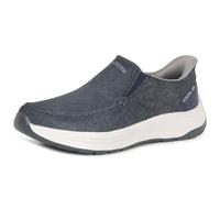 Skechers Slip-Ins 205356 Decklan Gulliver Navy Mocassini Sportivi per Uomo in Tessuto Blu (Taglia 41)