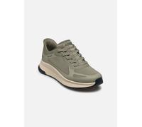 Skechers Scarpe da Ginnastica Uomo BOBS Squad 4 Hands‑Free Slip‑ins Oliva 45 EU