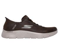 SKECHERS SLIP INS GO WALK FLEX SMOOTH MOTION scarpe uomo sportive sneakers pelle