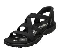Skechers Slip-ins Reggae Slim Vegan Sandali Neri Donna Camminata - 38 EU