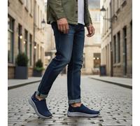 SKECHERS SLIP INS SCARPE UOMO MOCASSINO GO WALK FLEX 216333 BLU DAL 40 AL 45