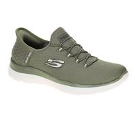 Skechers Donna Slip-ins: Summits - Diamond Dream Sneaker in Oliva, Taglia 39, Vegan