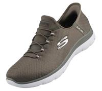 Skechers Donna Slip-ins: Summits - Diamond Dream Sneaker in Oliva, Taglia 39, Vegan