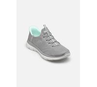 Skechers Summits-Dream Chaser - Pantofole da donna a mani libere, Grigio/Menta, 8