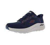 Skechers Uomo Slip-ins: Arch Fit 2.0 - Lestur Sneaker in Blu Navy Blue/Rosso, Taglia 48.5, Vegan, Lavabile in lavatrice