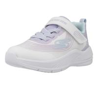 Skechers Sneaker Baby Microspec Advance 303575n (White/Lavender, Sistema Taglie Calzature EU, Bambino Piccolo (2-5 Anni), Numero, Media, 26)