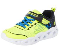 Skechers, Sneaker Bambini e Ragazzi, Yellow Textile Synthetic Black Blue Tri, 28 EU