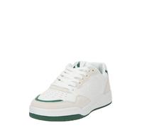 Skechers Koopa Volley Low Lifestyle, Scarpe sportive Uomo, White Suede Duraleather Mesh Green Trim, 43 EU