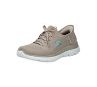 SKECHERS Sneaker bassa beige scuro / acqua / argento / bianco Donna SKECHERS 41 beige scuro / acqua / argento / bianco