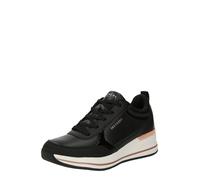 Skechers Lacci da Donna Billion 2 Fine ShineBILLION 2 Mid, Finitura in Vernice Duraleather Nera, 41 EU