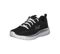 SKECHERS Sneaker bassa 'Graceful Get Connected' nero / bianco Donna SKECHERS 41
