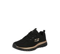 Skechers Sneaker bassa donna Graceful Get Connected Oro/Nero Taglia 36