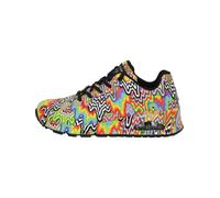 SKECHERS Sneaker bassa 'Infinite Drip' acqua / verde chiaro / arancione neon / nero, Taglia 37