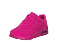 SKECHERS Sneaker bassa 'Uno - Night Shades' rosa neon / argento Donna SKECHERS 36
