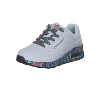 SKECHERS Sneaker bassa 'Uno - Ravaged Love' blu / giallo chiaro / lilla / bianco Donna SKECHERS 38