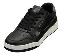 Skechers Koopa Harry Kane Court, Scarpe da Ginnastica Uomo, Black Leather, Suede/Mesh/Gray Trim, 41.5 EU