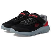 Skechers Sneaker Bounder Bambino, Nero e Rosso, 1.5 UK Child