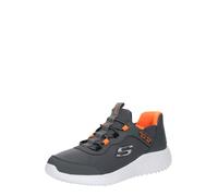 Skechers Bounder Brisk-Burst, Scarpe da Ginnastica, Charcoal/Orange, 27 EU