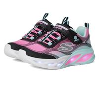 Skechers Sneaker Cosmic Glow per ragazze, Nero/Multicolore, 10.5 Little Kid