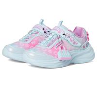 Skechers Sneaker da Bambina Power Jams 2.0, Acqua/Multicolore, 13 Little Kid