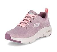 Skechers - Sneaker da donna Arch Fit Keep It Up, Grigio chiaro/Rosa, 37 EU