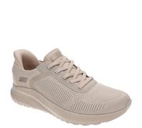 Skechers Donna Slip-ins: BOBS Sport Squad Chaos Sneaker in Naturale, Taglia 38, Vegan, Lavabile in lavatrice