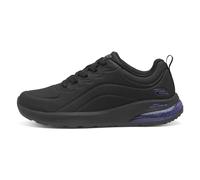 Skechers Sneaker da Donna Bobs Vision Nero, 36 EU, comode Scarpe per Il Tempo Libero con Schiuma Air-Cooled Memory Foam, Scarpe Stringate, Leggere e Traspiranti