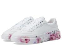 Skechers Sneaker da Donna Cordova Classic Painted Flora, Bianco, 36.5 EU