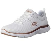 Skechers Sneaker da Donna Flex Appeal 4.0 Brilliant View, Wtrg White Rose Gold, 41 EU