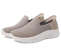 Skechers Sneaker da Donna Go Walk Flex Slip-ins-Relish, Taupe/Blu, 42 EU