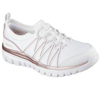 Skechers Sneaker da Donna Graceful Purecrush, Maglia Oro Rosa Bianco, 39 EU