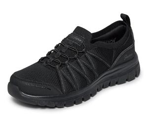 Skechers Sneaker da Donna Graceful PURECRUSH, Nero, 40