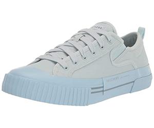 Skechers Sneaker da Donna New Moon-Spring Steps, Azzurro Chiaro, 39 EU